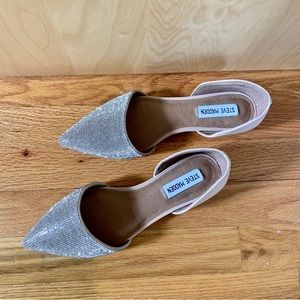 Rhinestoned d'Orsay Steve Madden 7.5 Flats